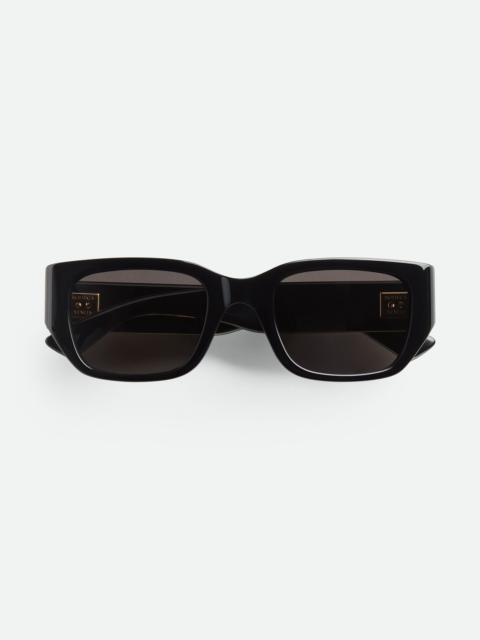 Bottega Veneta BV1400S Intrecciato Square Sunglasses
