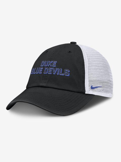 Nike Duke On-Field Club Gameday Men's Nike College Trucker Adjustable Hat