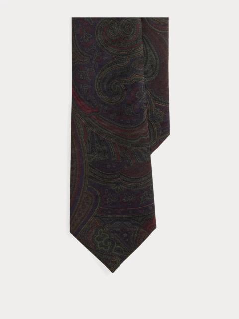 Polo Ralph Lauren Graduate Paisley Wool Challis Tie