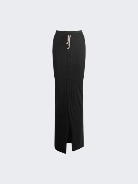 Rick Owens DRKSHDW Soft Edfu Long Skirt Black