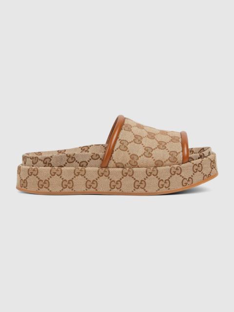 GUCCI Women's GG platform sandal
