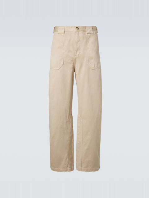 Loewe Paula's Ibiza cotton canvas straight pants
