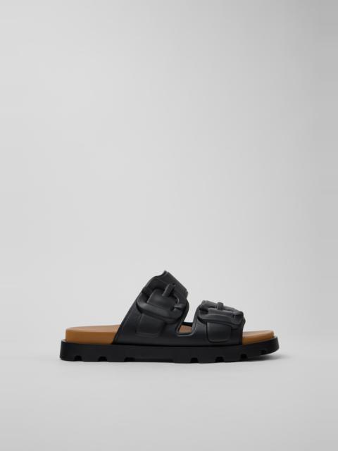CAMPER Brutus Sandal Black Synthetic Sandals for Men.
