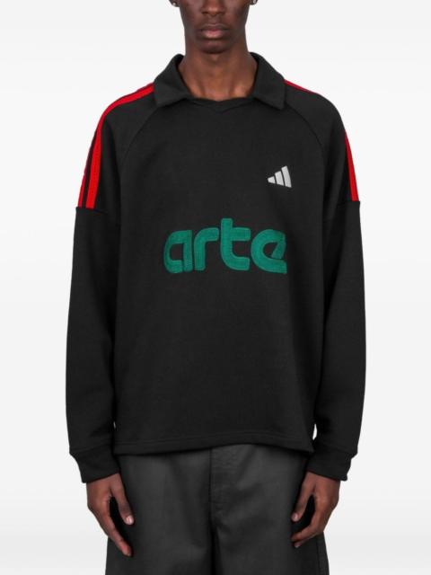 adidas x Arte Antwerp polo-collar sweatshirt