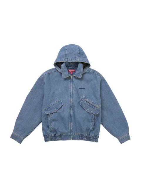 Supreme Supreme Hooded Utility Jacket Denim