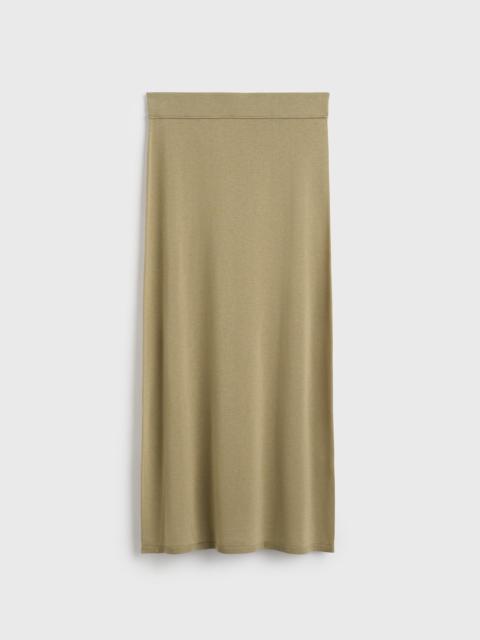 TOTEME Long knit skirt desert