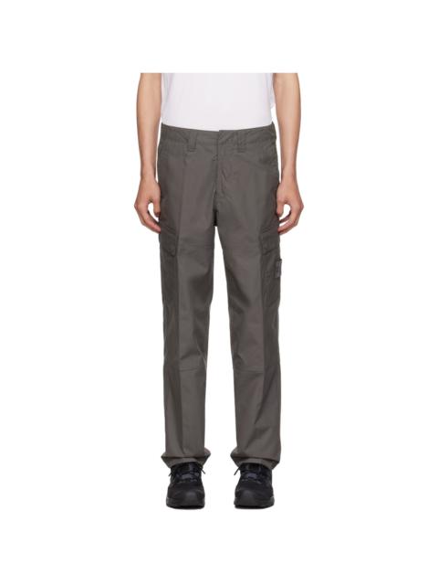 Gray Patch Cargo Pants