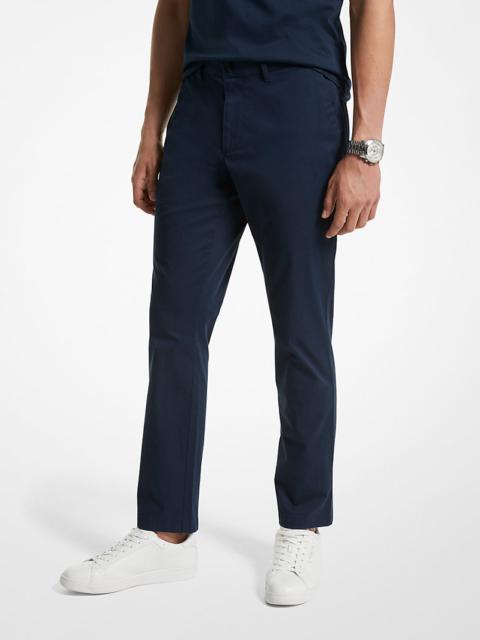 MICHAEL KORS Slim-Fit Cotton Blend Chino Pants