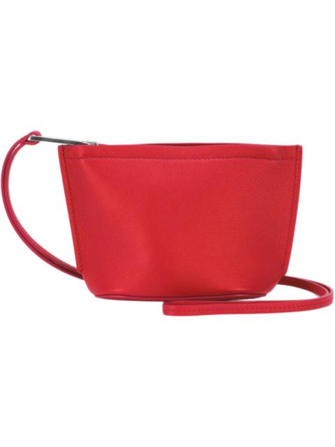 FERRAGAMO Ferragamo Micro Logo Pouch Red