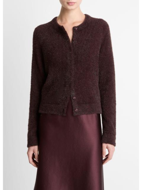 Vince Metallic Eyelash Cardigan