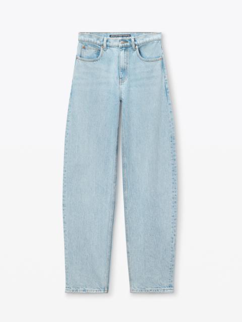 Alexander Wang Zipped Back Slit Wide-Leg Jeans