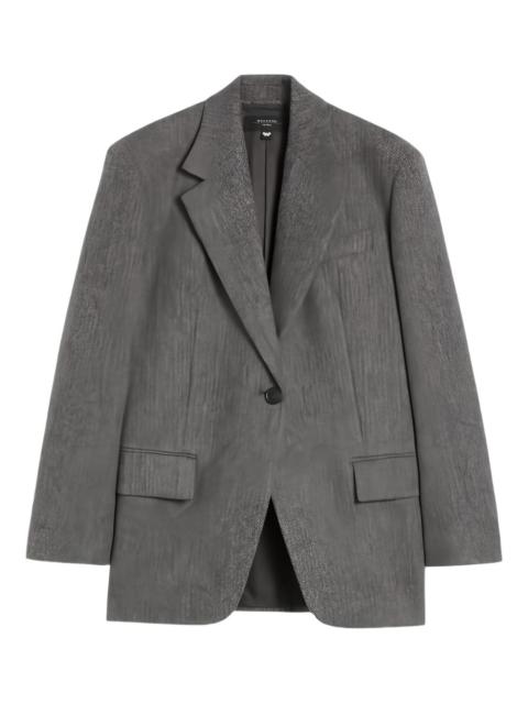 WEEKEND Max Mara herringbone single-breasted blazer