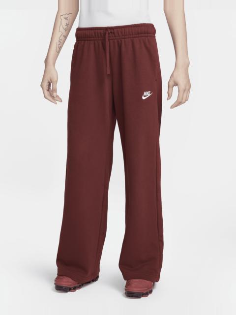 Nike Sportswear Club Fleece Women's Mid-Rise Wide-Leg Sweatpants