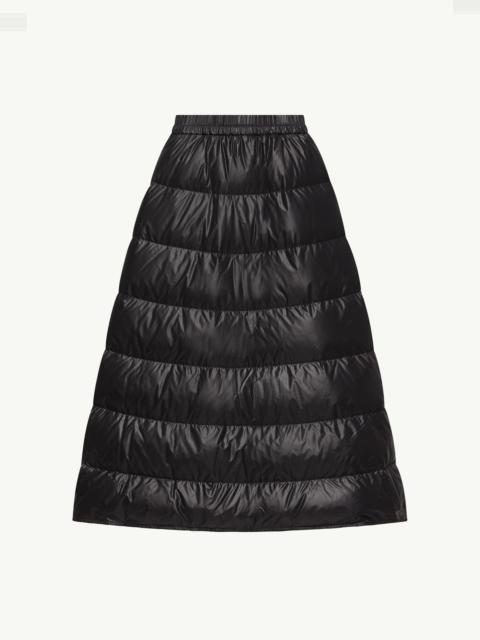 Moncler A-Line Down Midi Skirt