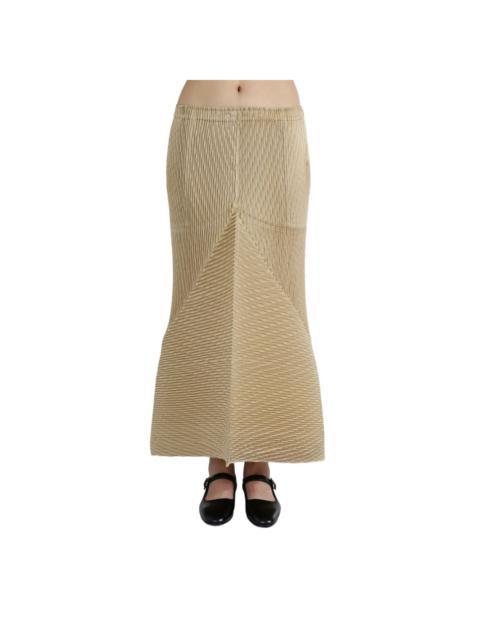 plissé maxi skirt