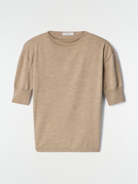 Lemaire SHORT-SLEEVE SWEATER IN FINE MERINO WOOL