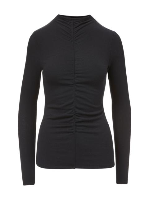 THERESA RUCHED TURTLENECK