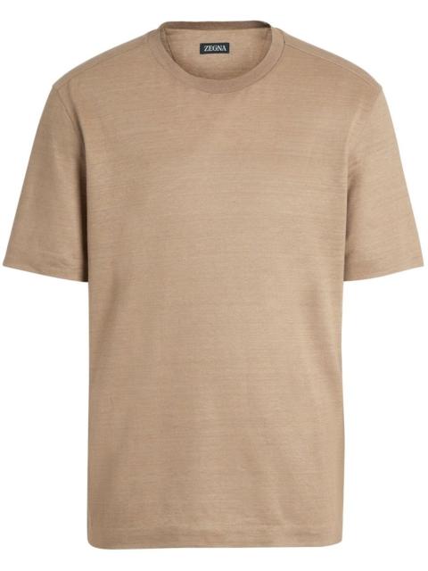 ZEGNA Pure Linen short-sleeve T-shirt