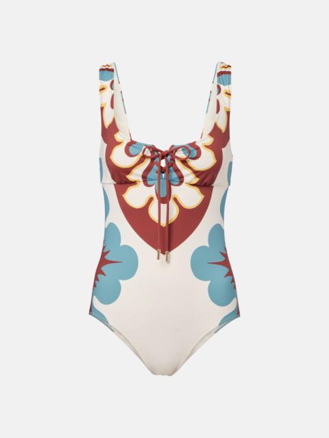 La DoubleJ Sunset printed swimsuit