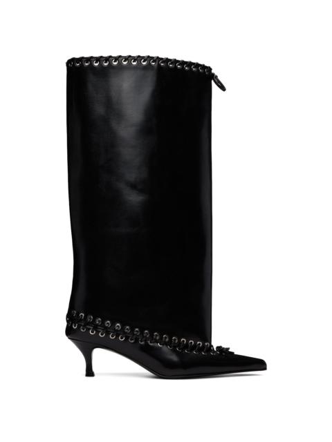 AUGUST BARRON Black Level Tall Boots