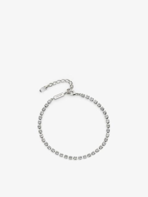 JIMMY CHOO Saeda Anklet
Silver-Finish Metal Anklet with Crystal