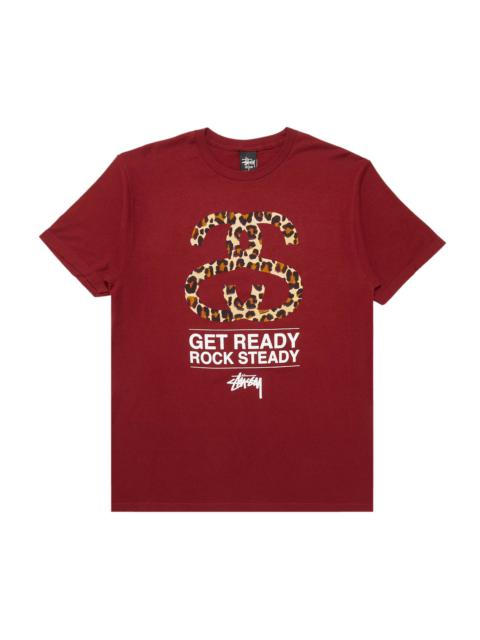 Stussy SS Leopard Tee 'Wine'