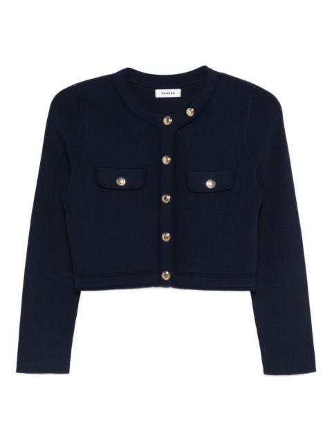 Sandro front-pocket cardigan