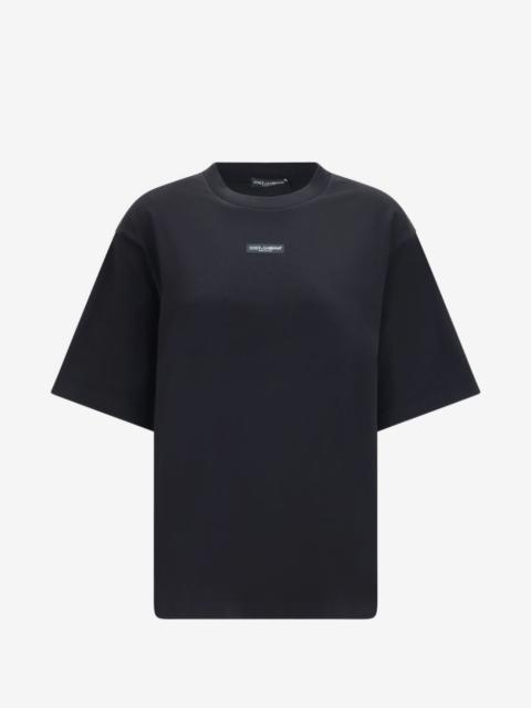 Dolce & Gabbana logo-plaque cotton T-shirt