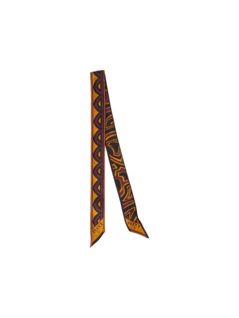 PUCCI mixed-print silk bandeau