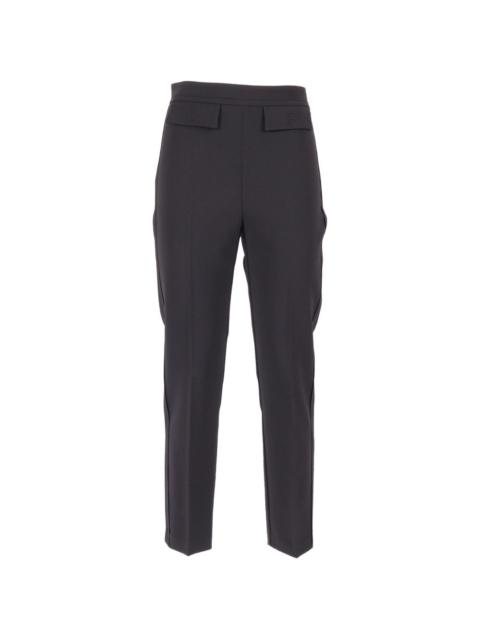 ELISABETTA FRANCHI letter-detail trousers
