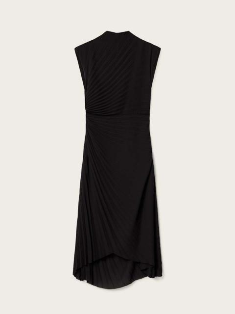 ALLSAINTS RAYANNA PLEATED MIDI DRESS