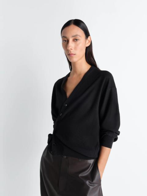 Lemaire TWISTED CARDIGAN IN WOOL BLEND