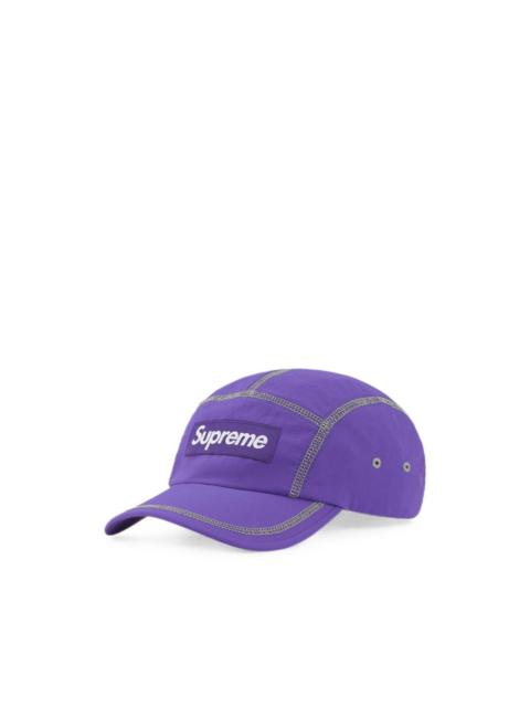Supreme reflective-stitch baseball cap