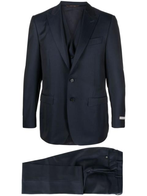 Canali single-breasted wool suit