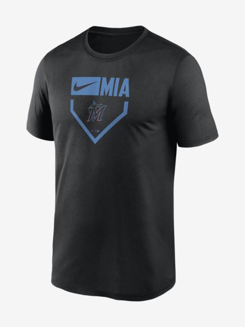 Miami Marlins Home Plate Icon Legend Nike Men's Dri-FIT MLB T-Shirt