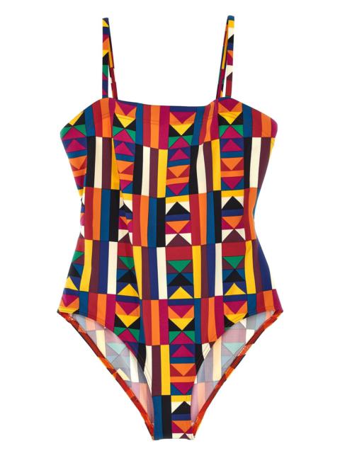 'Colors' one-piece swimsuit