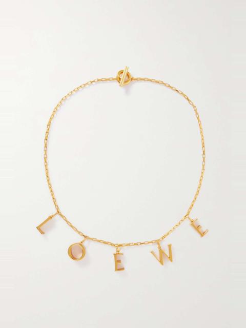 Loewe Gold-plated necklace