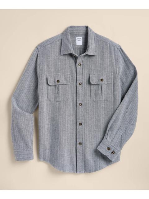 Brooks Brothers Cotton Flannel Shirt Jacket