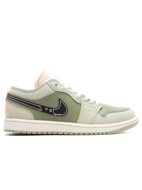 Jordan AIR JORDAN 1 LOW SE CRAFT - SKY J LIGHT OLIVE/BLACK/CELADON
