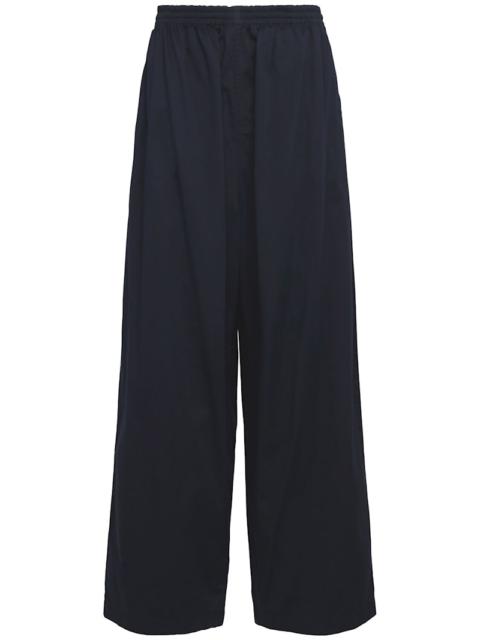 Cotton twill baggy pants