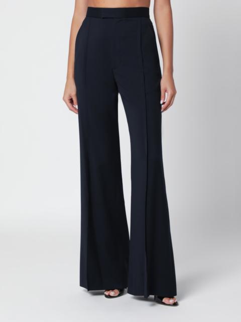 Vivienne Westwood Navy Wide Leg trousers in virgin wool
