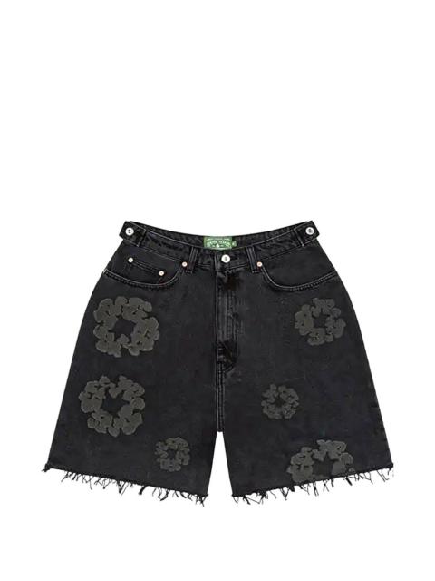 DENIM TEARS wreath denim shorts