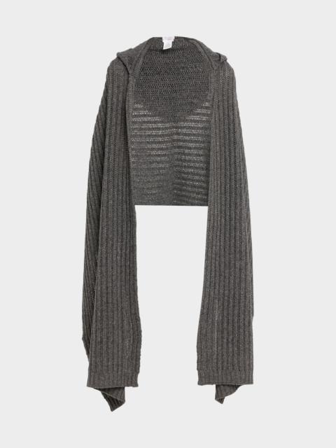 Brunello Cucinelli Cashmere Convertible Hooded Scarf