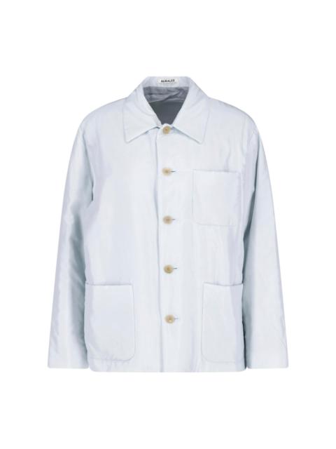 AURALEE SILK SHIRT JACKET