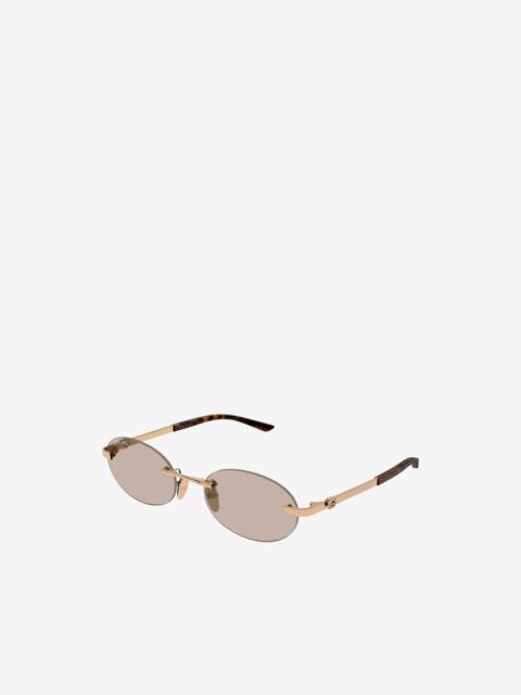 GUCCI rimless Interlocking G sunglasses