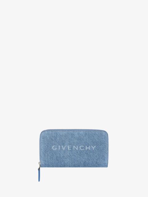 Givenchy GIVENCHY WALLET IN DENIM