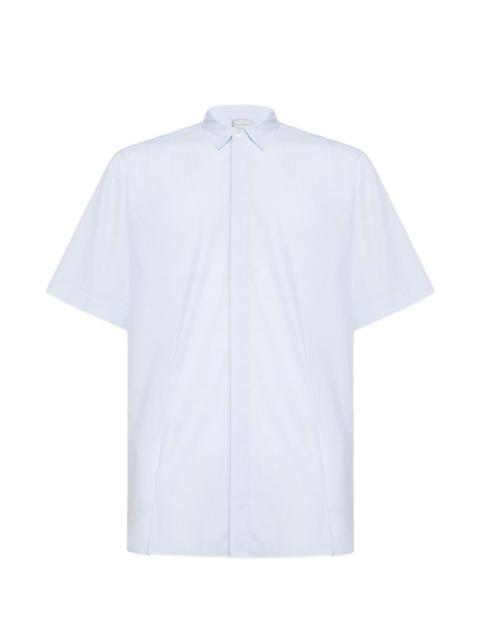 Pierre-Louis Mascia point collar geometric shirt
