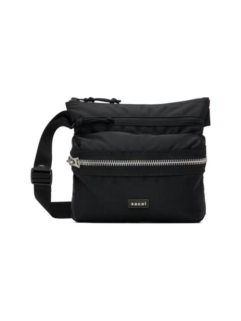 sacai Black Pocket Sacoche Bag
