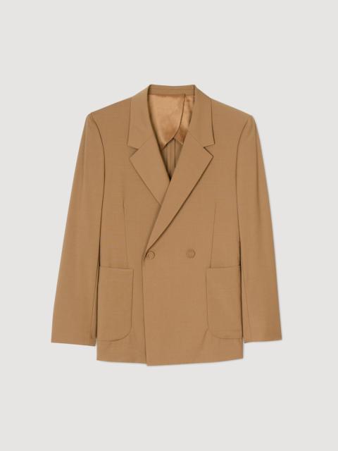 Sandro DOUBLE-BREASTED SUIT JACKET