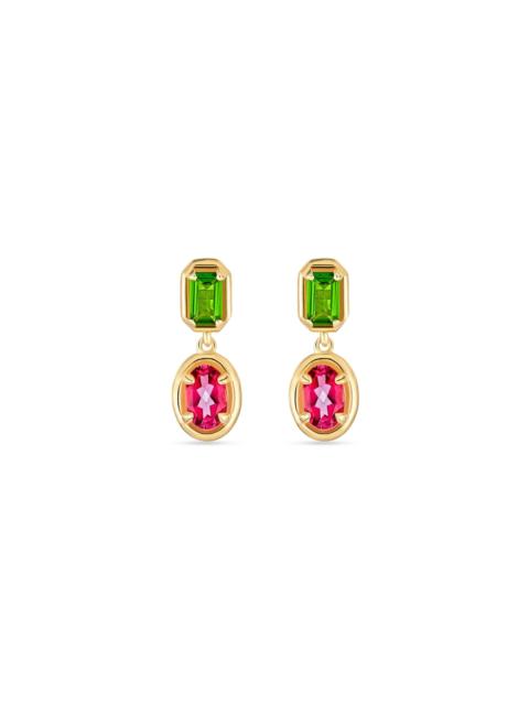 STONE AND STRAND Duchess Orchid Earrings